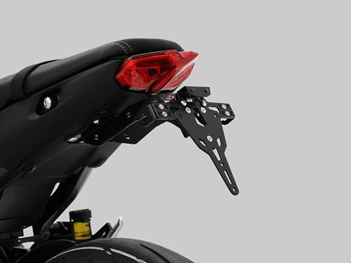 ZIEGER Pro Motorrad kurzer Kennzeichenhalter Kennzeichenträger Nummernschildhalter (kompatibel mit: Yamaha MT-09 (RN69))
