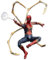 LonullyMege Iron Spider Action Figures 7inch 1/10 Scale All Joints Movable Superhero 2.0 Series Exquisite Collection Toy