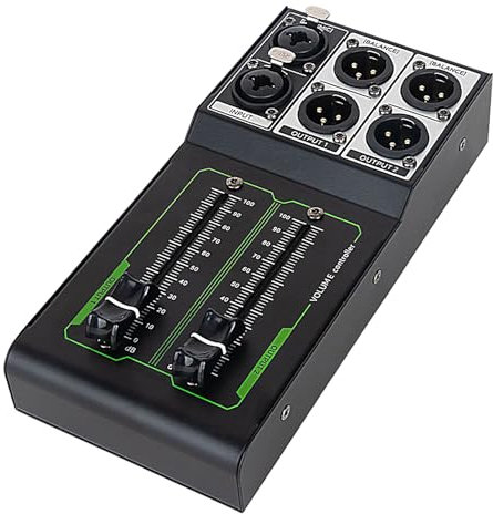 Monitor Volume Controller, Passive Studio Controller, Sound Volume Button, Speaker Volume Control, Multifunctional Passive Controller, Precise Audio Control, Fader for Studio Home Audio System