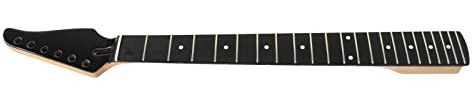 RiToEasysports Reemplazo de Mástil de Guitarra Eléctrica Estándar con 22 Trastes, Mástil de Guitarra de Madera para Amantes de la Música