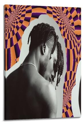 AFTFHTYJK CKay Stampa della copertina dell'album con autografo, copertina dell'album musicale, pop hip hop, cantante rap, star, poster estetico da parete su tela per ragazze e ragazzi, decorazione per