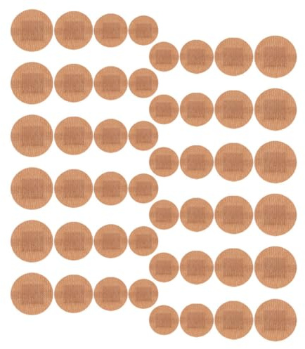 Elastic Fabric Adhesive Bandages 80pcs Waterproof Khaki