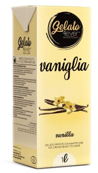 Gelato 4ever - Preparato per Gelato Pronto da Mantecare, Preparazione Facile e Veloce con Macchine per Gelati Domestiche o Professionali, Compatibile con Gelatiera Ninja Creami, 1 L, Made in Italy