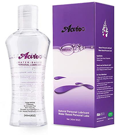 Acvioo Gel Lubrificante Intimo a Base D'Acqua Natural Lubrificante (240ml)