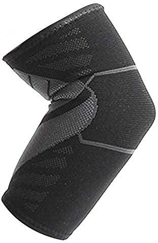Keenso Protector de Codo, Soporte de protección de Codo de Nylon Unisex para forzar Equipo de protección de Fitness elástico Transpirable