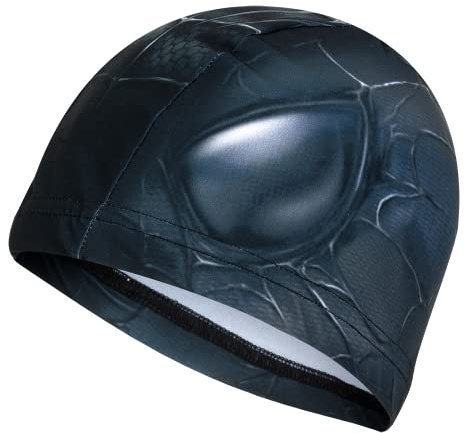 IMSPIRA Gorro Natacion Tela Nino Adulto superheroe Moderno Gorra Piscina Unisex Entrenamiento Junior Gorros Piscina Divertidos Deporte acuatico aquagym Accesorios Waterpolo ninos Regalo Pool