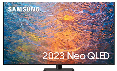 Samsung 55 Inch QN95C 4K Neo QLED HDR Smart TV (2023) - Flagship Neo QLED 4K Smart TV With 144Hz Gaming TV Refresh, Infinity One Design, Slim Fit Webcam, 100% Colour Volume & Anti Reflection