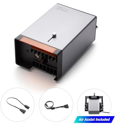 Snapmaker 40W Lasermodul mit Air Assist für Snapmaker 2.0 A350T/A350/A250T/A250/F350/F250 3D-Drucker (40W Lasermodul)