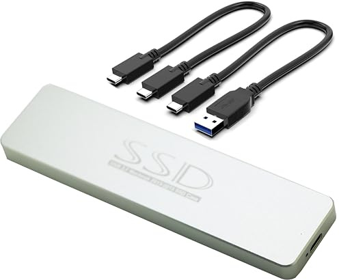 Sintech USB 3.2 External Case,USB Type C Enclosure,Compatible with 28Pin MacBook Air(Mid 2013-2016) and PRO(Late 2013 - Mid 2015) SSD,Support nVME with ST-NGFF2013 (Silver)