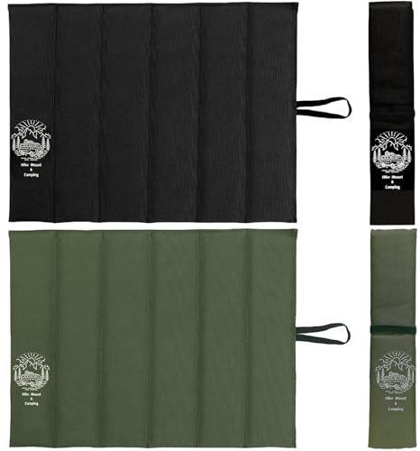 Fluorehoso Sitzkissen Outdoor, 2 Stück Sitzunterlage Outdoor Sitzmatte 43 cm x 32 cm Thermo Unterwegs Wasserdicht Isoliertes zum Mitnehmen Kinder und Erwachsene, Wander Stadion Garten Camping