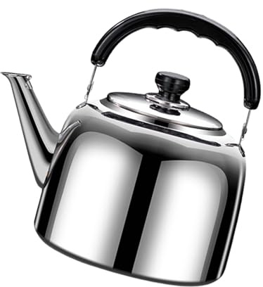 Bouilloire sifflet en acier inoxydable pour réchaud bruyant bouilloire de camping avec sifflet confortable