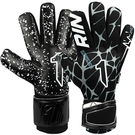 Rinat Guanti da Portiere Santoloco AS Adulto, Nero, Taglia 8