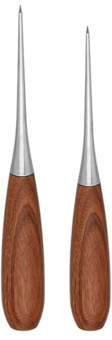 Lezna para Costura Perforador con Mango de Madera