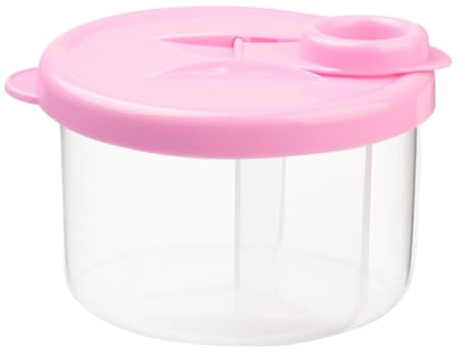Mjölkpulverdispenser, 300 ml 3-fack, läckagesäker reseförvaringslåda | Transparent kropp med tydliga mätmarkeringar – se innehåll med ett ögonkast. Graderade fack hjälpdel