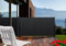 Seitenmarkise - Sichtschutz für die Terrasse - Windschutz Blickschutz (140 cm x 300 cm, Anthrazit (RAL 7022))