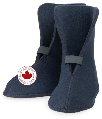 The Felt Store Wool Boot Liners for Men and Women (Unisex), Replacement Felt Liners for Insulating Winter, Hunting, Work, Snow and Rubber Boots, Style 826 BB, Standard Boot (10” high) Size - 8