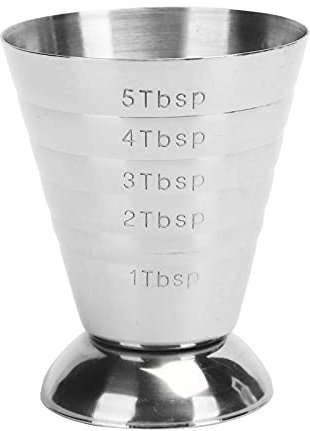 75 Ml Cocktail Jigger, Rostfritt Stål Mätkopp med Skala Multifunktionell Modern Enkel Cocktail Jigger Ounce Cup för Bar Home Hotel