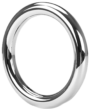 Stainless Steel Cock Ring for Men, Metal Penis Ring Male Adult Toy,50mm