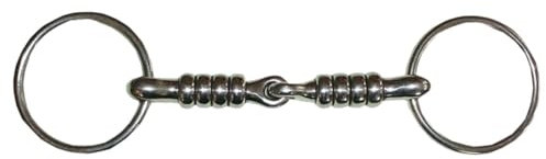 Amesbichler Reitsport Wassertrense mit Rollen Rollgebiss Rolltrense 14,5 cm