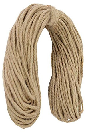 Corda for bondage, corda da giardino, corda di canapa (5 mm), 30 metri (98 piedi) for materiali da imballaggio fai da te artistici