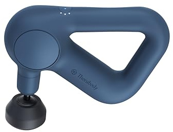 TheraGun Therabody Relief Handheld Percussion Massage Gun - Easy-to-Use, Comfortable & Light Personal Massager for Every Day Pain Relief Massage Therapy in Neck, Back, Leg, Shoulder and Body (Navy)