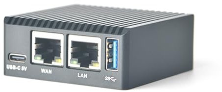 youyeetoo FriendlyElec Nanopi R3S Mini Router, 2GB LPDDR4X, 0/32GB eMMC, RK3566 Soc, OpenWRT with Dual Gbps Ethernet, for IOT NAS Smart Home Gateway, Portable Travel (2+0GB, with Case in