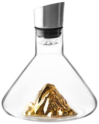 Revella Revella Revella - Caraffa trasparente per vino rosso con dispenser per bottiglie di vino liquore, 6 bottiglie rotanti (L, taglia unica)