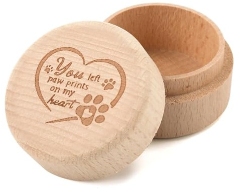 Caja de recuerdo para mascotas, contenedor de cenizas de de perro y gato con tapa, caja de almacenamiento de de mascotas, caja de almacenamiento para cenizas de perros y gatos, caja de