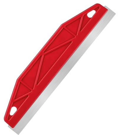 Painter's Trim Guard 12-Inch Paint Shield – Professional Edge Painting Tool for Walls, Baseboards & Ceilings, Paint Edger for Clean Lines & Precise Trimming (Red)