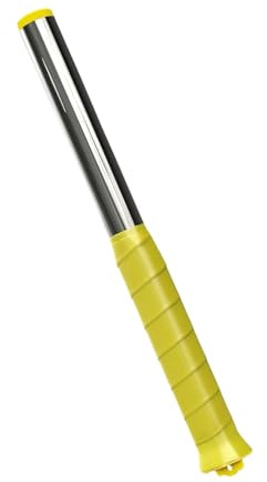 Badminton Racket Swing Trainer - Stainless Steel Non-Slip Comfortable Practical Grip Aid, Training Pole, Heavy Weighted Stick, Sturdy Athletic Practice Bar | Wonderful Tool For Advanced Players