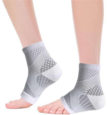 L6NqIAG ankelbandage 1 par ventilerande neuropati-strumpor för att lindra plantar fasciit