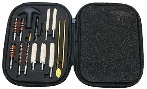 C-FUNN 16Pcs Gun Cleaning Kit Fall Universal Für 22 357 38 40 44 45 9Mm Waffen