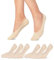 6 Paar Füßlinge Damen Sneaker Socken Ballerina Baumwolle 39960 WP (35-38 6 Paar Beige)