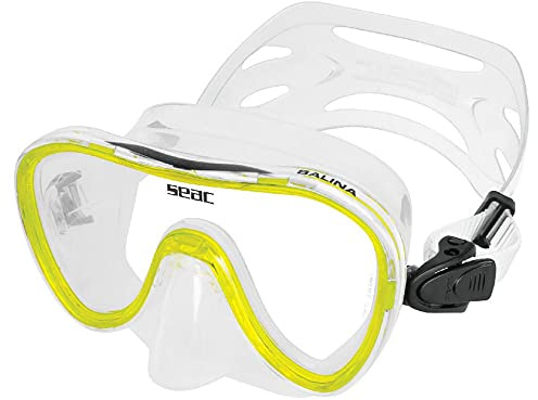 Seac Salina, Maschera Subacquea per Uomo, Donna e Bambini in silicone, Ideale per Snorkeling