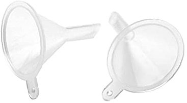 U-M Care ProdDEte and Tools - Mini imbuto in plastica trasparente, strumento cosmetico, piccolo imbuto per profumo, utile e pratico