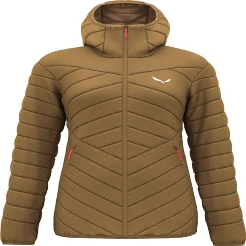 SALEWA Brenta Rds Dwn W Jkt, Giacca isolante foderata in lana Donna, Marrone, S