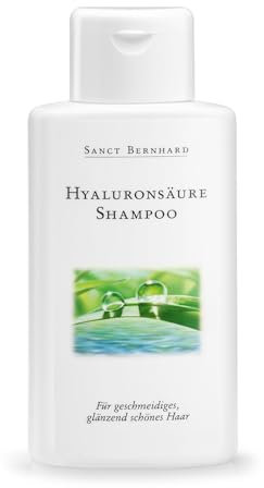 Sanct Bernhard Hyaluronsäure-Shampoo | Mit Coffein | Für geschmeidiges, glänzend schönes Haar | Feuchtigkeitsspendend | 250ml