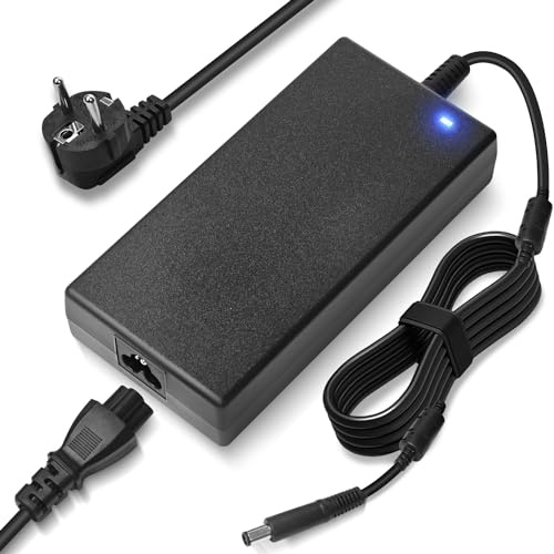 ANTWELON 180W 19,5V 9,23A Laptop Charger för Dell Alienware 13 15 17 R1 R2 R3 R4 R5 G3 G5 G7 Precision 7530 7730 7740 M4700 M4800 A11-06 5N1A för spel Nätaggregat Nätadapter