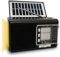 Radio Portatile con Pannello Solare e Batteria 1200mAh, Ricevitore AM/FM/SW1-6 con Altoparlante 8W/TWS/USB/TF, Torcia, Radio Bluetooth Ricaricabile per Camping, Emergenze, Esterno