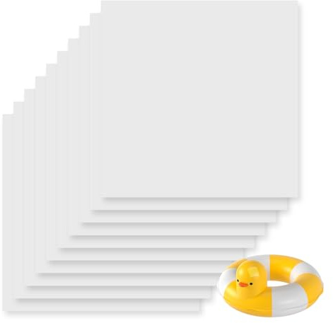 10 toppe gonfiabili da 8,8 x 8,8 cm, autoadesive, impermeabili, in poliuretano termoplastico, per riparazione di forature per piscina gonfiabile, anello da nuoto, materasso ad aria, giocattoli da