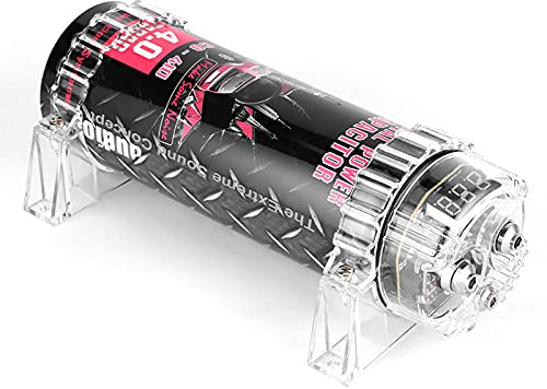 Condensé de puissance ZASCHMOY 4, affichage LED de tension intégré, jusqu’à 2000 W, idéal pour systèmes audio automobiles, subwoofers et amplis haute performance