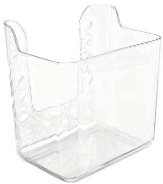 Durlo Dispensador de toallitas húmedas de pared, caja de almacenamiento, contenedor de pañuelos transparente rellenable, para baño, cocina, dormitorio, inodoro