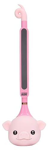 TOPINCN Instrumento Musical Electrónico Japonés, Tadpole Electric Erhu Music Toy Sintetizador de Instrumentos Musicales Electrónicos Digitales (cerdo rosa)