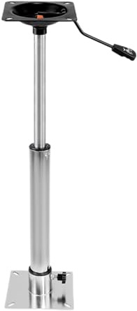 Base Del Sedile Per Barca Regolabile - Campo Di Regolazione 55-70 Cm Base Del Sedile Per Barca Pneumatica Da 55-70 Cm, B́ase Marina Girevole In Acciaio Inossidabile A 360 Gradi, Comfort A Coda Lunga