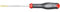 Facom at 4 X 100 mm Tournevis Protwist pour vis à fente - lame fraisée, Noir