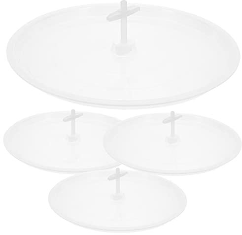Didiseaon Bandeja para Orinal De Pájaros 4 Unidades Plástica Resistente y Duradera para Aves