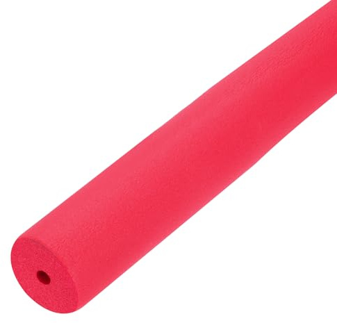 QUARKZMAN Rörledning Skumhållare Handtag, Rörisolering, 1/4 tum (6mm) ID 36mm OD 2 m Längd Röd
