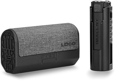 IMALENT LD35 EDC Taschenlampe 1200 Lumen mit Typ-C-Ladegehäuse, OLED-Display Aufladbar Tactical Taschenlampen, für Camping, Wandern, Radfahren, Notfälle (Schwarz)