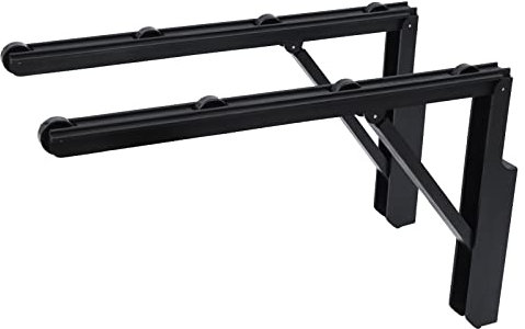 Whirlpool-Abdeckungsheber, 2 Stück Cover Lifter Abdeckungsheber, Schwarz, Hhenverstellbar faltbar Rollengestelle Schwarz Hebesystem 35kg Tragfähigkeit