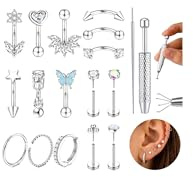 ADRAMATA Ögonbryn piercing smycken